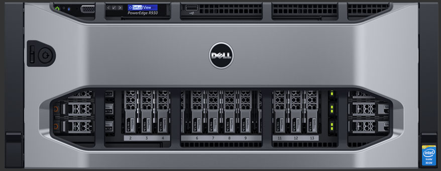 Dell EMC PowerEdge R930 4-socket Rack Server E7- 4809 V3